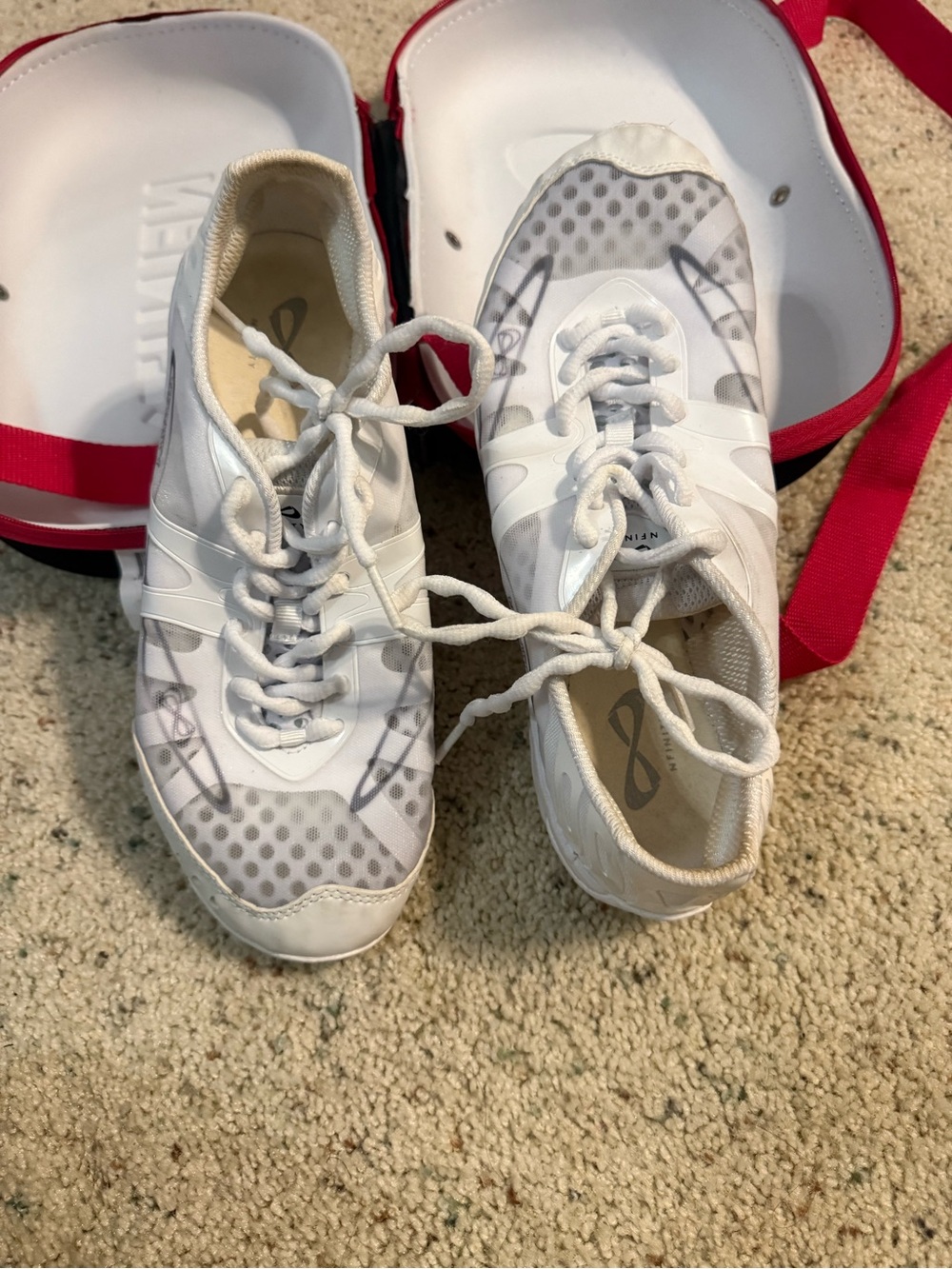Nfinity Vengeance Cheer shoes size 8.5. Work 4x.